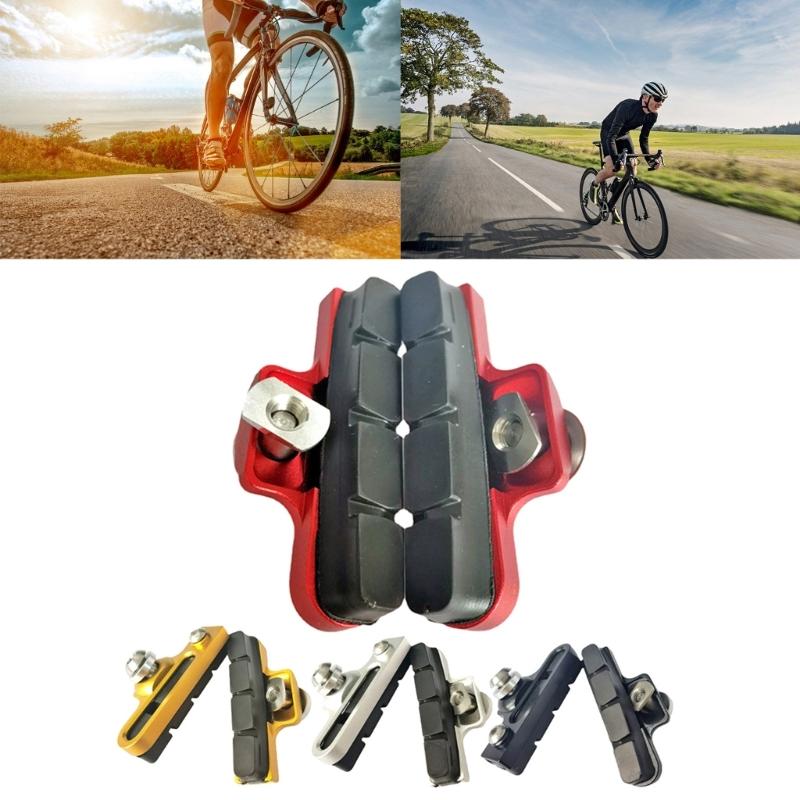 1Pair Folding Bike C Caliper Brake Pad Road Bike Brake Pad Wear Resistant Brake Block Cycling Accessories Enduring