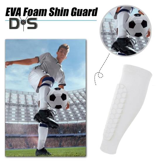 Soccer Shin Guard Sleeves Calf Compression Sleeve with Honeycomb Pads Leg Protection Shin Pad for Kids And Adults Soccer Football Sports