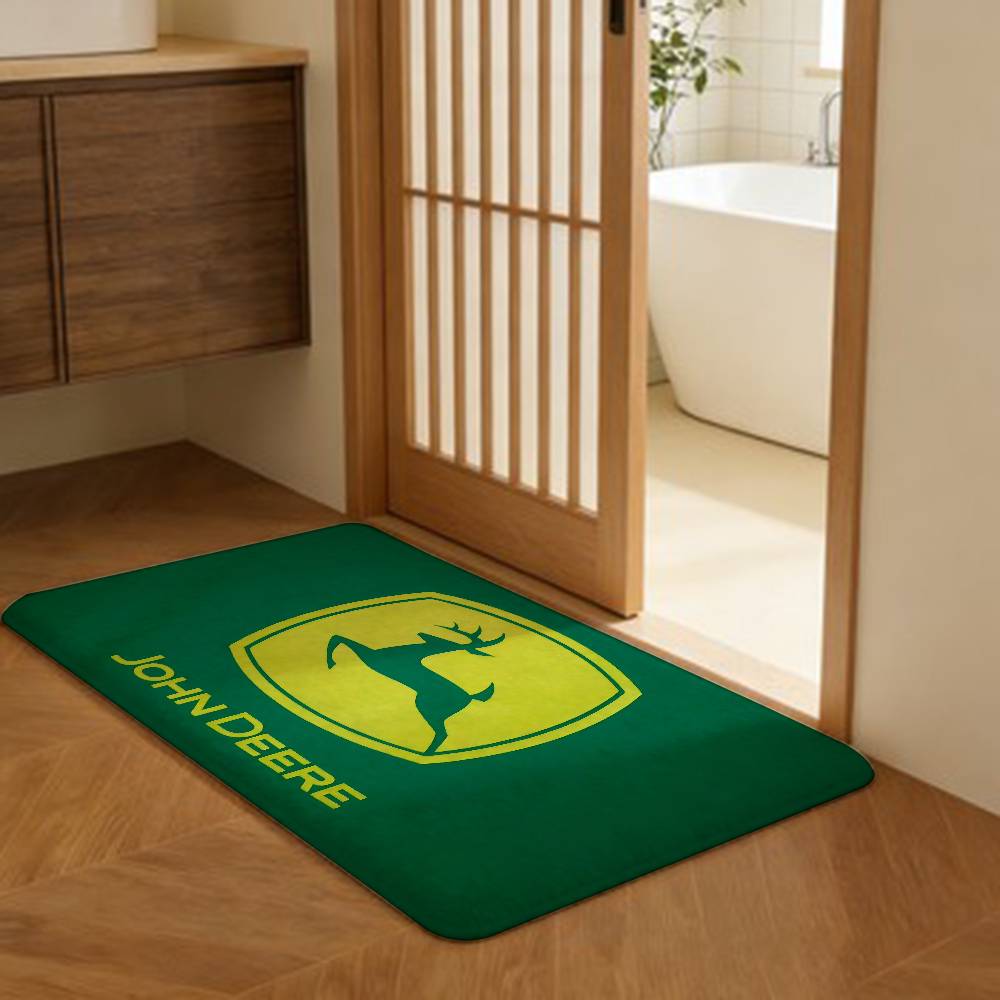 Marca Agrícola J-John D-Deere Felpudo Lavable Antideslizante Sala de Estar Sofá Sillas Alfombrilla para Zona Alfombra de Área para Puerta de Cocina