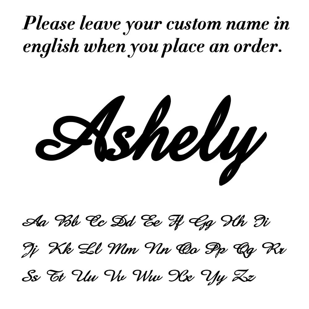 Stainless Steel Custom Name Letters Logo Brooch Personalized Nameplate Pins Badge Trendy Jewelry Gift for Women Men Kids