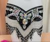 High Quality Women's Polyester Sequins Belly Dance Costume Sexy Hip Scarf Wrap Belt with Tassel Beading Waist Chain