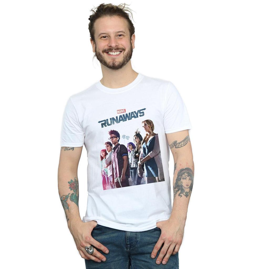 Marvel Mens Runaways Misty Poster T-Shirt