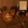 Biglietto Torta di Compleanno Pop-Up 3D - Scultura di Carta Piegata Creativa Regalo per Fidanzato o Fidanzata