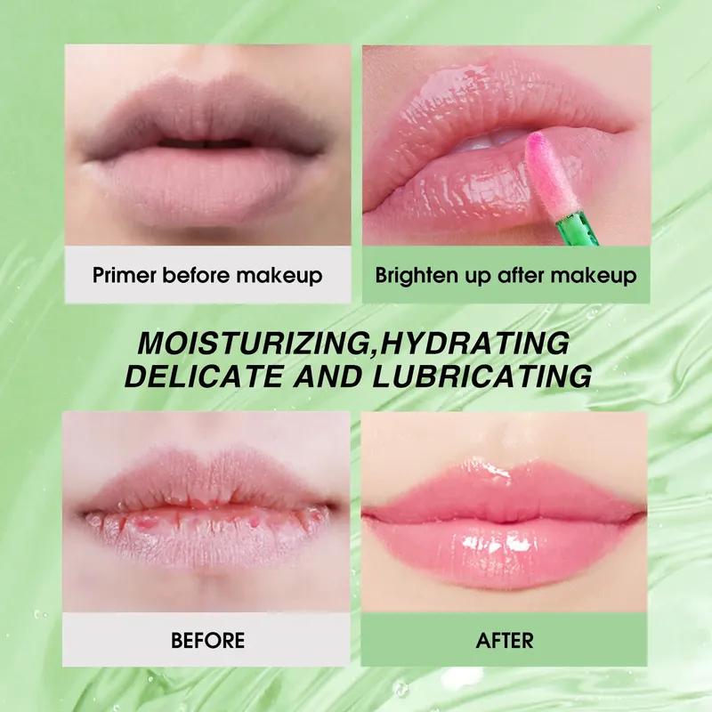 Moisturizing Aloe Vera Color Changing Lip Gloss Waterproof  Temperature Change Lip Tint Lasting Nutritious Lips Care Lipstick