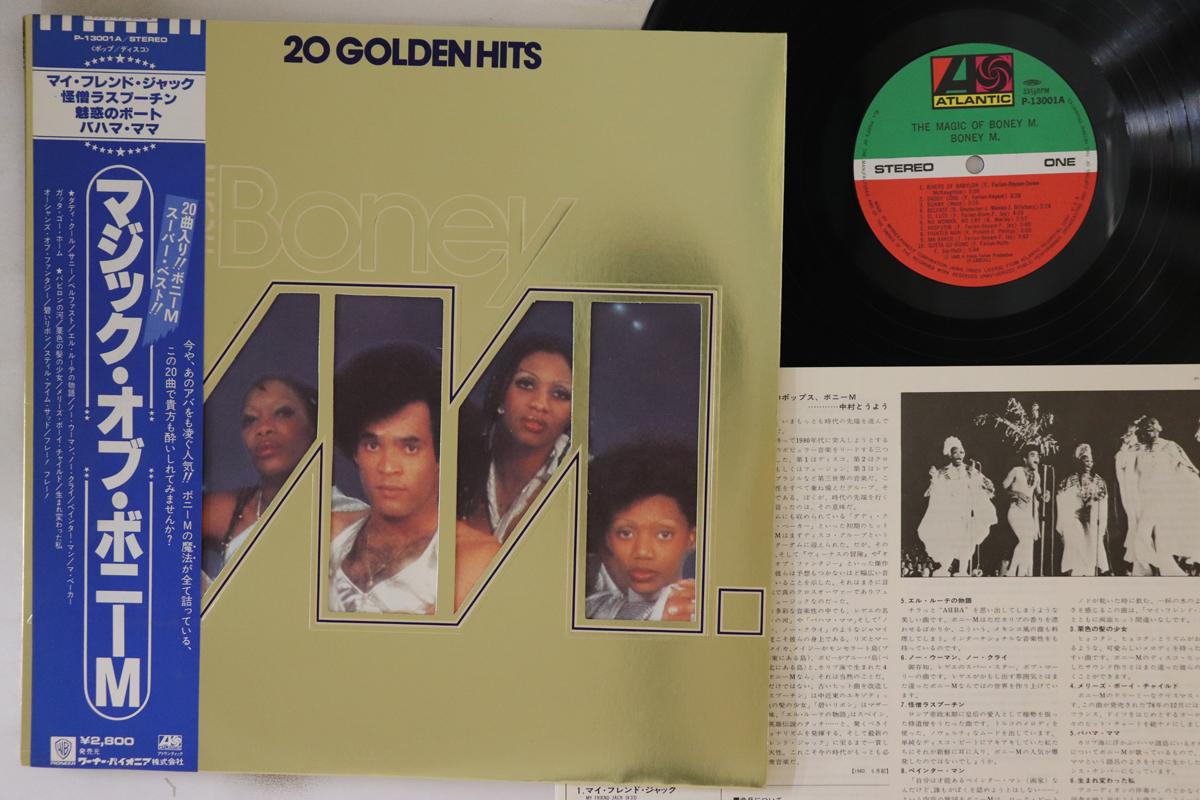 

LP Record BONEY M - Magic Of Boney M (- Die Cut Sleeve) P13001A ATLANTIC 1980 Japan Obi Soul/Funk Used