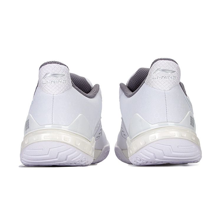 Li Ning Yun Ting Pustende Støtdempende Lavsko Badmintonsko Damesko Sølvhvit AYAR034-1