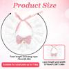 Cat Bow Collar, Breakaway Kitten Collar with Cute Bow Tie Girl Cat Collars Cats Princess Costumes Pink Outfit for Kitty and Some Puppies Birthday