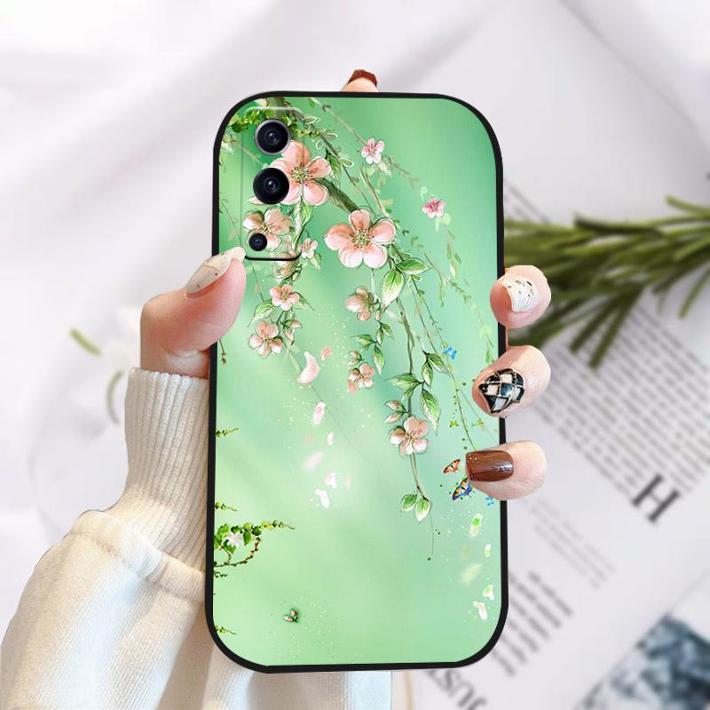 For Vivo Y72 Y52 5G Case Cover Stylish Painted Silicone Soft TPU Phone Protective Shell For Vivo Y 72 52 5G Shockproof Bumper