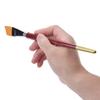 7PCS Angled Bristle Tips Short Handle Art Brush Set Acrylic Painting Brushes  Acrylic Painting