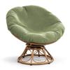 Thickened Fabric Papasan Chair Cover Single Piece Round Saucer Chair Cover  For Lazy Chairs