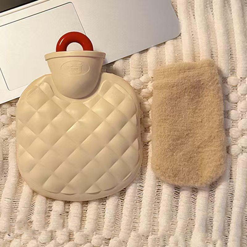 

Retro Hot Water Bag, Rubber Hot Water Bag, Thickened Explosion-proof Hot Water Bag, Water-filled Girls Warm Hand Bag бежевый