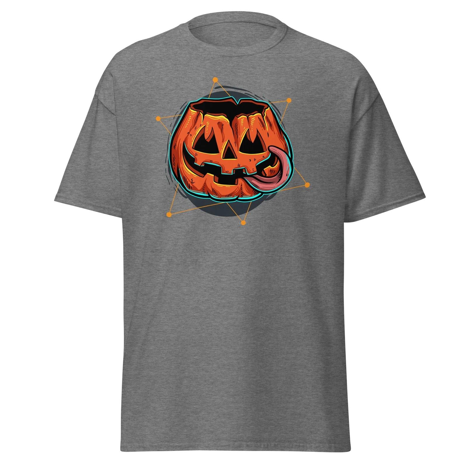 

Crazy Lackolanternn Unisex Classic T-Shirt Halloween Pumpkin XL