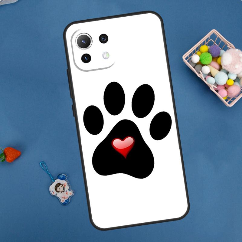 Dog Paw Case For POCO F5 X3 X5 Pro X4 F4 GT C40 M5s F3 Cover For Xiaomi 13 12 Lite 12T 11T Pro 12X