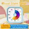 60 Minutes Visual Timer Square Kitchen Cooking Timer Countdown Timer  Kids Children Reminder
