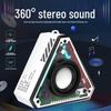 Compact High-Quality Bluetooth Speaker with Subwoofer - Lightweight, Stylish Steel Design, Powerful Sound V2