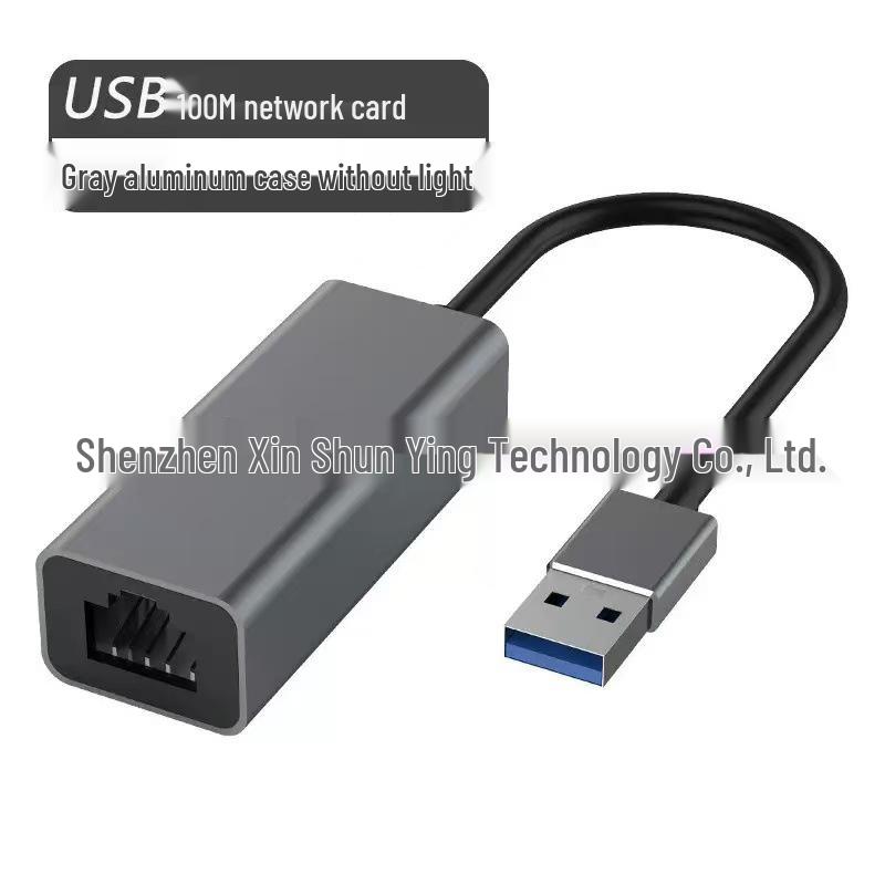 

Type-C USB 3.0 Gigabit Ethernet Adapter - Aluminum Alloy RJ45 Converter, Driver-Free for Laptops