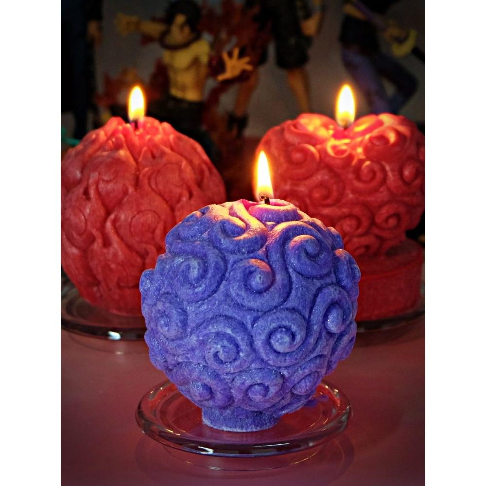 

One Piece One Piece Devil Fruit Figure Candle 3 типа Внутреннее производство
