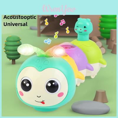 Cartoon Animal Electric Magnetic Swinging Music Light Caterpillar Toy