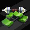2Pcs Dumbbell Support Rack Floor Protection Dumbbell Storage Frame Stand Heavy Duty Dumbbell Storage Rack for Home Gym