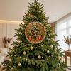 Acryl Hängende Ornamente Weihnachten Strassstein Malset, DIY Kranz Kunsthandwerk für Erwachsene, Doppelset Doppelseitiges Fensterornament für Erwachsene, Edelsteinplatte Wand