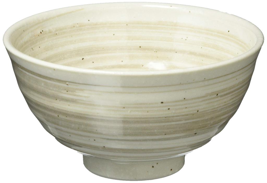 Mino Ware Chazuke Konabiki Brush Pattern Bowl, 132-1116