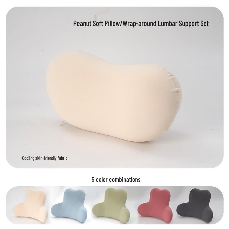 Ergonomic Multi-Angle Lumbar and Neck Support Pillow for Car