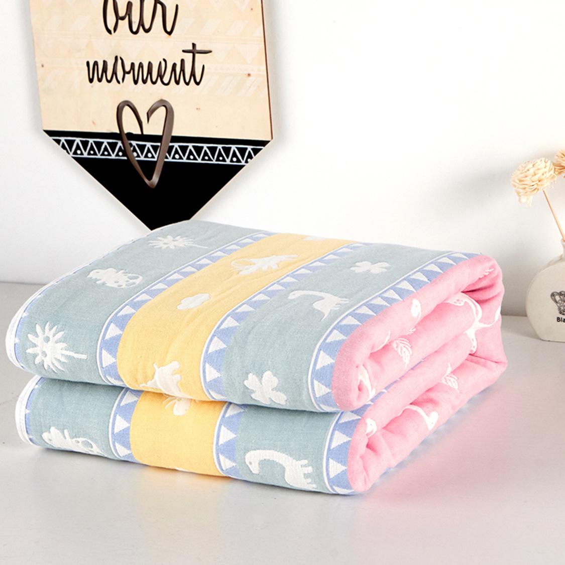 100% Cotton Six-Layer Gauze Children s Air Conditioning Quilt & Blanket 90*100cm