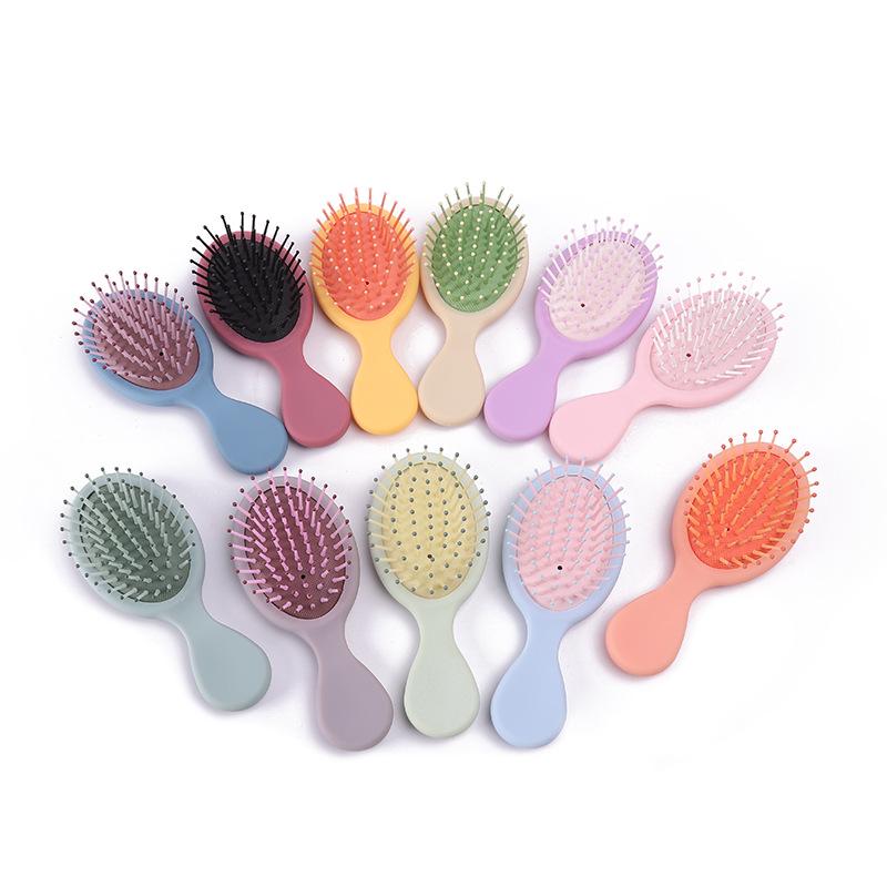 

Mini Macaron Cute Cushion Comb: Cartoon Girly Anti-Knot Hair Comb & Scalp Massager