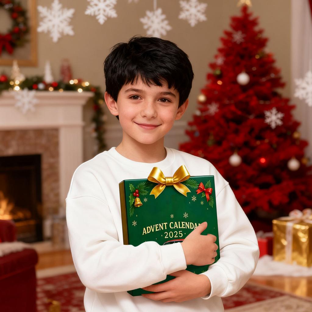 2D adventní kalendář, chlapecký adventní sportovní kalendář, adventní kalendář pro dospívající chlapce, 24 dní setu (pro hráče, dospělé muže a dospívající chlapce)