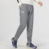 Under Armour Essentielle Fleece-Jogginghose mit Kordelzug und Logo-Detail Herren Unterteile Grau 1373882-012