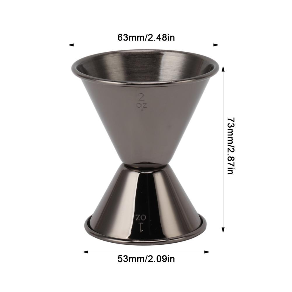 304 Edelstahl Doppelkopf Messbecher Doppelkopf Cocktail Jigger Tasse Restaurant