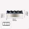 Feeder Trough Chick Feeding Dispenser No Waste Stainless Steel Tray for Bird Parrots Turkey