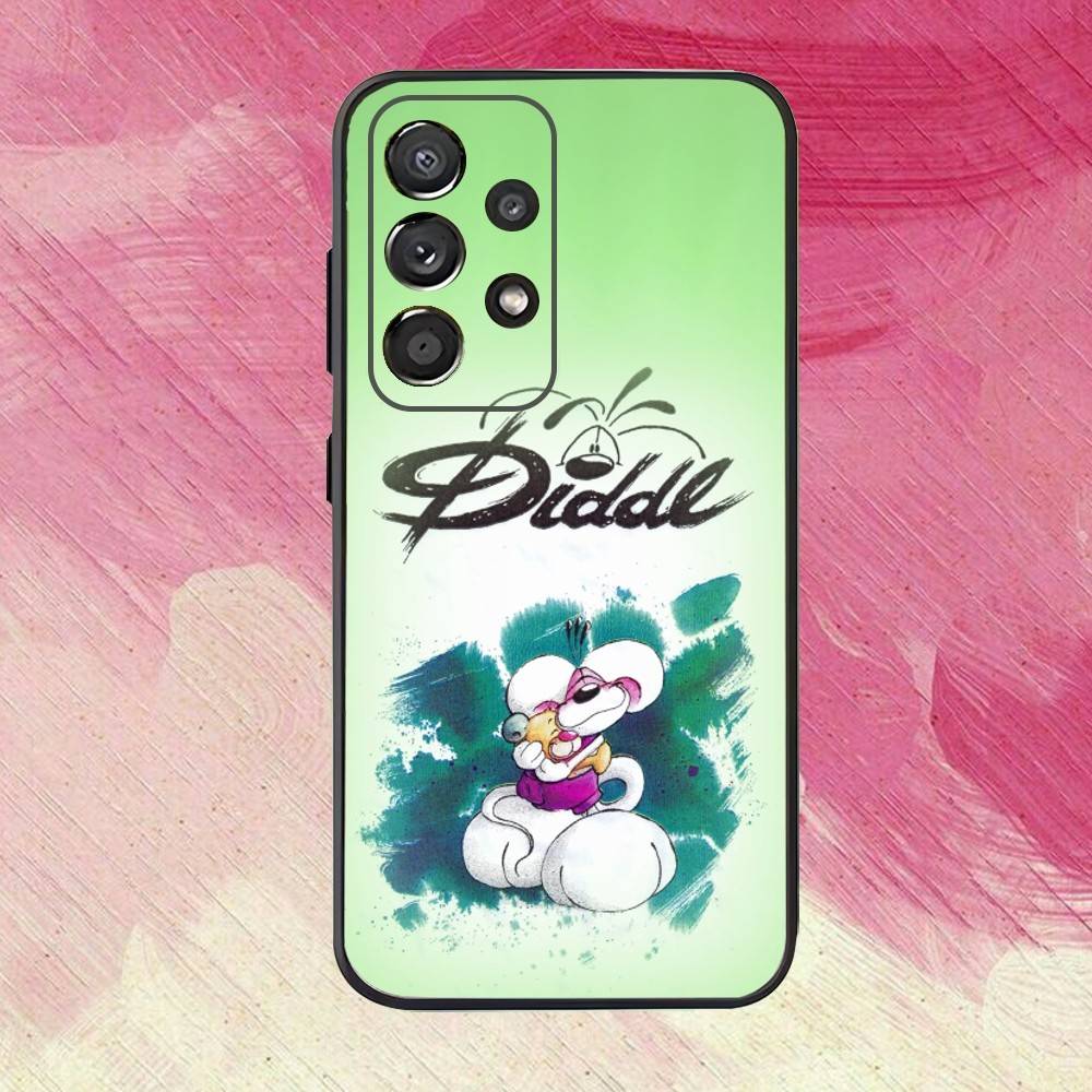 CUTE D-Diddl R-Rat-DR Phone Case For Samsung S25,S24,S21,S22,S23,S30,Ultra,S20,Plus,Fe,Lite,Note,10,Black Cover
