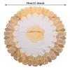 Home Decoration Round Tablecloth Oil-proof Anti-scald Tea Tablecloth Temperament Carved Hollow Decorative Tablecloth