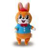 Morisaka Global Mochi Cuppy Mini 7x5x14cm Cuppy Ramune Plush Toy Character Retro Rabbit Squirrel Plush Toy Soothing Soft and Squishy Cute Animal