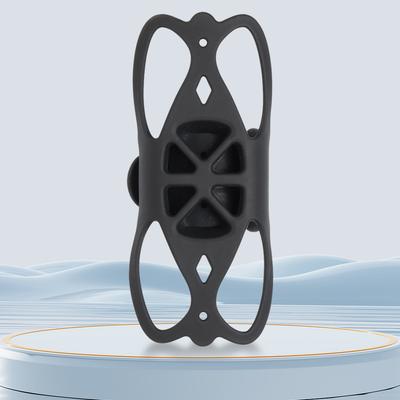Silicone Bike Phone Mount Bicycle Smartphone Holder Shockproof Bike Phone Holder Bracket for Bicycle Motorcycle Scooter