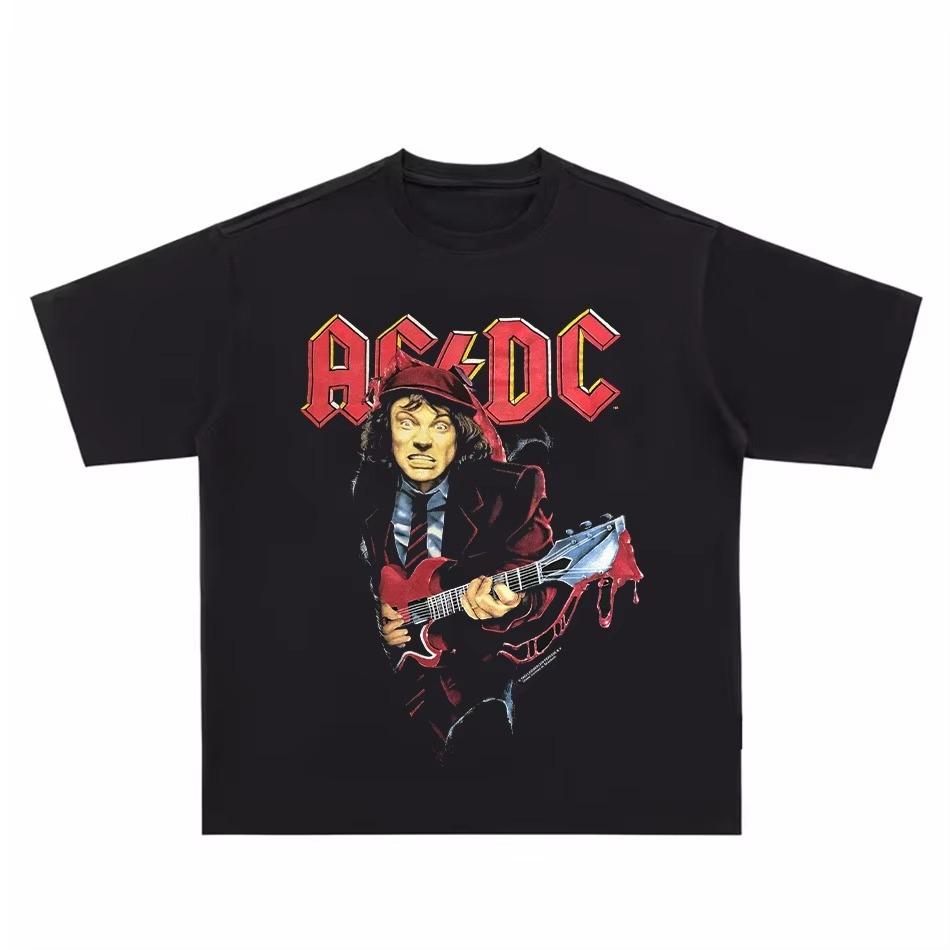 

The Latest Mens Tshirt for Acdc Is Comfortable Breathable and Of High Quality Its for Beach Travel Parties 4XL
