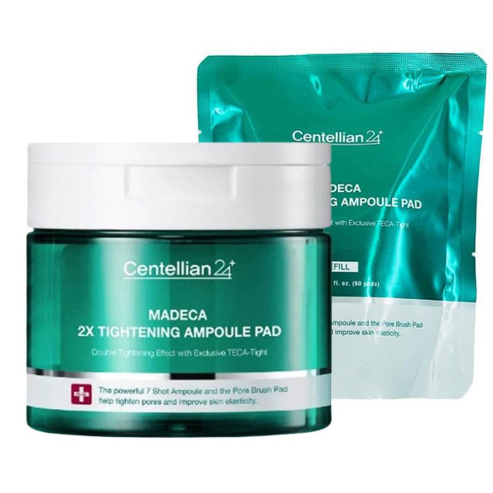 

Dongkook Pharmaceutical Centellian 24 Madeca Elasticity Двойные подтягивающие ампульные подушечки 120 листов + сменный блок, 1 шт., 165 мл