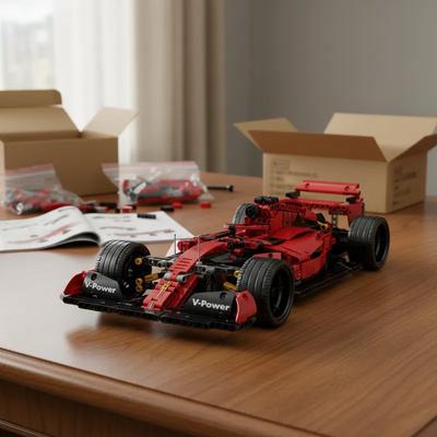 Non-Toxic Diy Super Racing Car Building Blocks Set Creative Technical Moc Kit Diy Desktop Decorations Gift Adults Kids Holiday Gifts