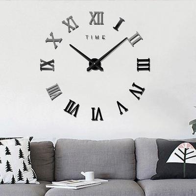 3D DIY Wall Clock Fashion Sticker Home Decoration Office Bedroom Living Room