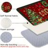Winter Christmas Rug, Non-Slip Indoor/Outdoor Entryway Doormat, Christmas Tree Decorative Floor Mat, Holiday Home Decor