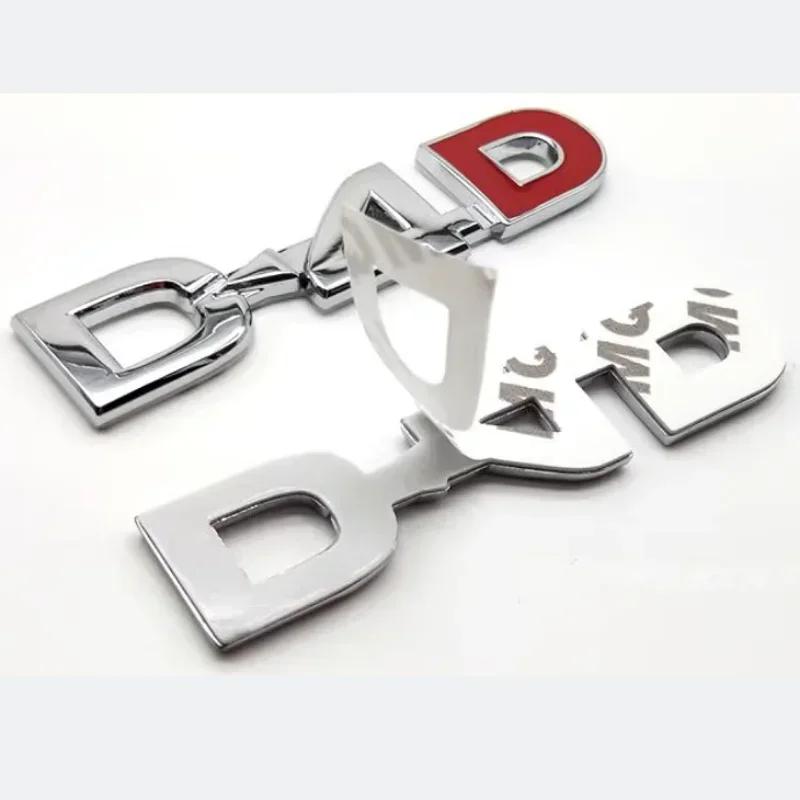 3D Metal D-4D Logo Rear Trunk Badge Emblem Car Sticker Decals for Toyota Land Cruiser Corolla RAV4 Verso Prado Camry Accessories FV7