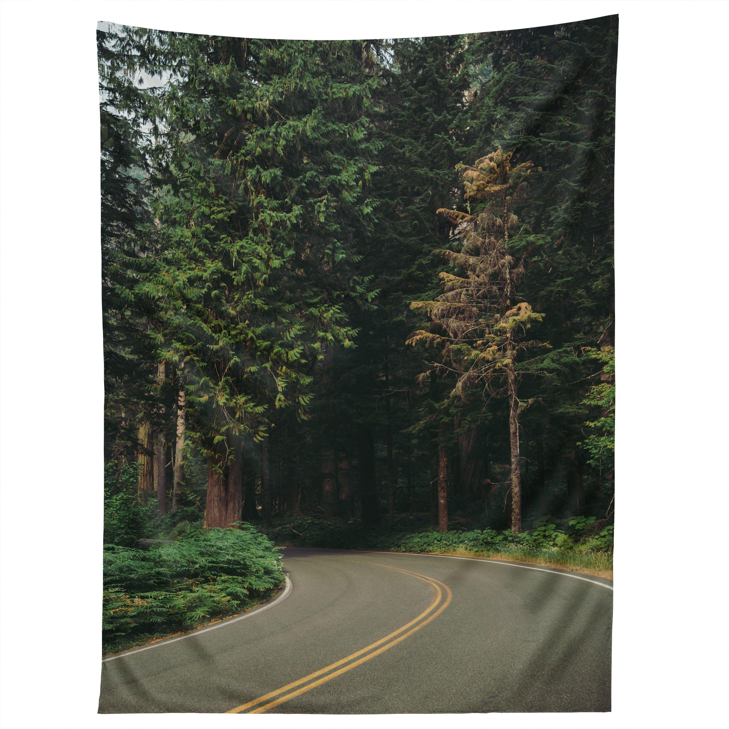 AROUND THE CORNER tapestry 75x100 чёрный