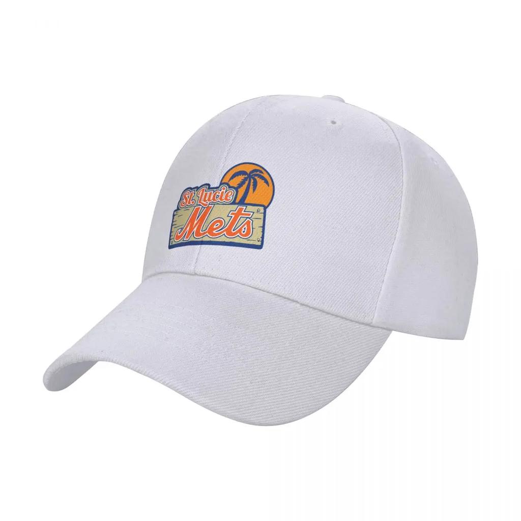 The StLucieMets Logo Baseball Cap party Hat Bobble  tactical cap Fishing  Women Caps Mens