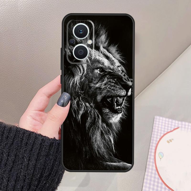 Lions Funda For OPPO Reno 12 14 13 11 10 Pro 11F 12F 13F 14F 7 8 Lite OPPO Find X6 X5 X8 X9 Pro Case