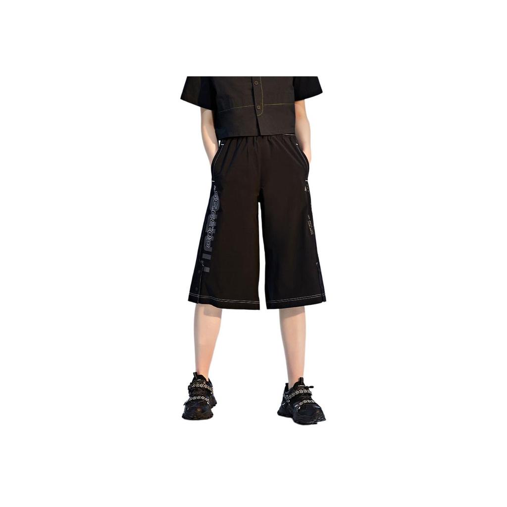 Kappa Printed Woven Casual Shorts Women shorts Black K0C42DY01F-990