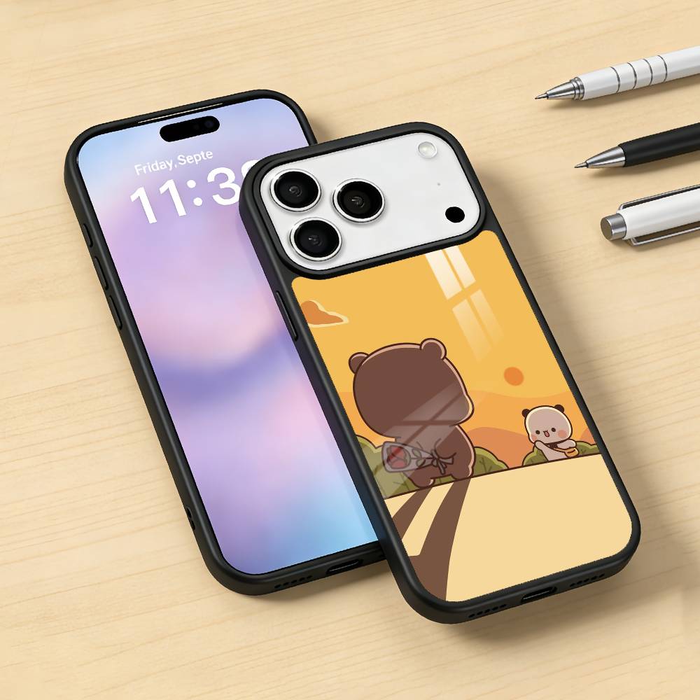 Hot BuBu DuDu Couple Cartoon Phone Case For iPhone 17,16,15,14,13,12,Pro,Max For Magsafe Magnetic Wireless Charging