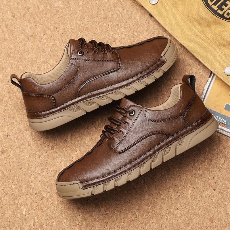 Ručně vyráběné pánské ležérní kožené boty pro muže mokasíny pánské ploché boty boty na řízení
