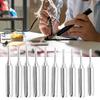 10Pcs Solder Iron Tip Brass Internal Heating  Free Soldering Iron Conical Tip