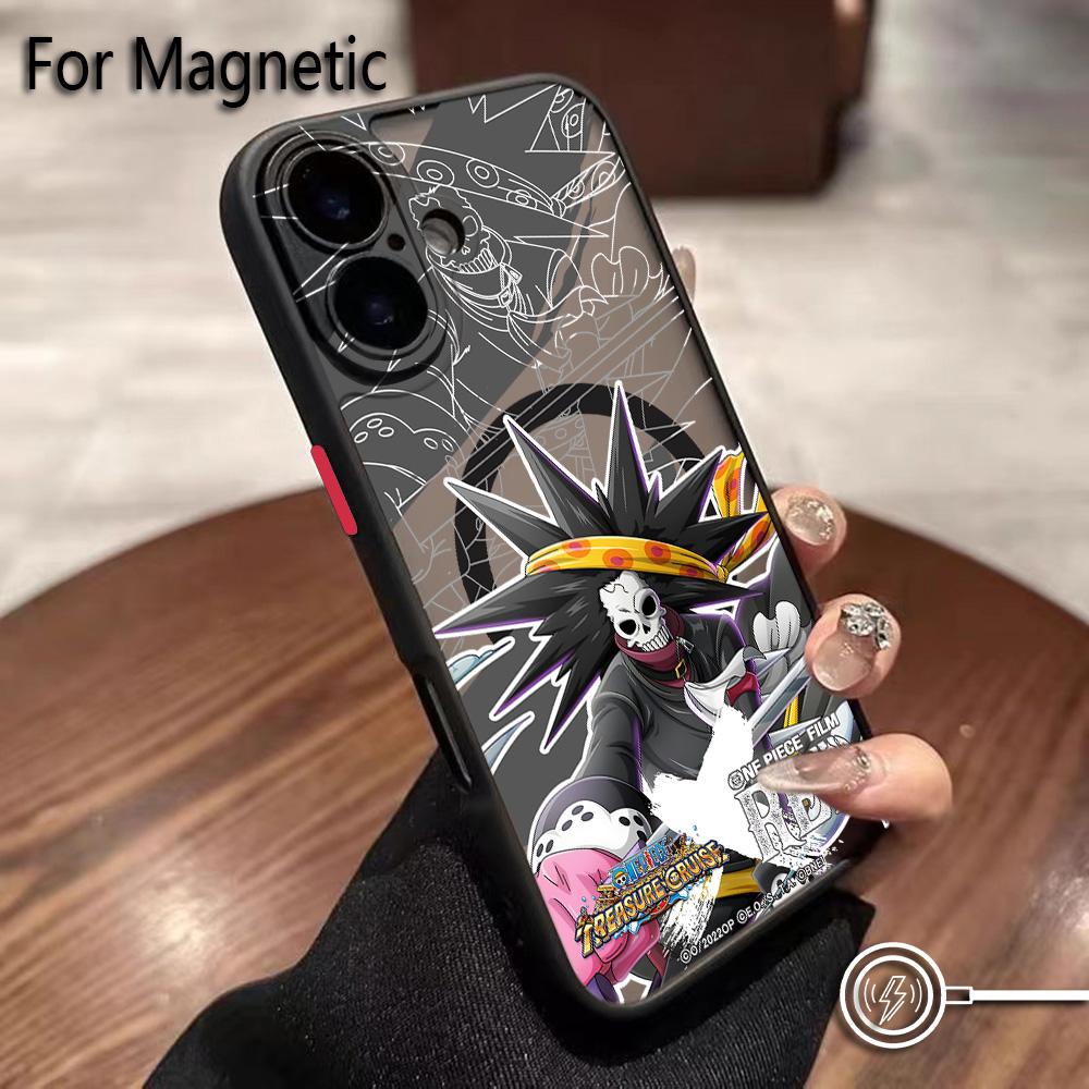 Anime Ones Pieces Luffys Zoros Phone Case for iPhone 17 16 15 14 13 12 11 Air Pro Max Mini XR XS X 7 8 6 6s Plus Matte Magnetic